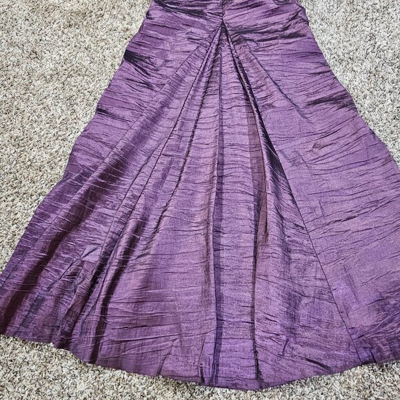 Alex Evenings Formal Floor Length Ruched Dress - 14 - Picture 9 of 13